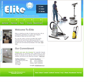 Tablet Screenshot of elitecleaning.ie